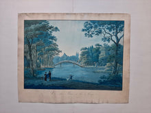 Afbeelding in Gallery-weergave laden, Den Haag Vijvers en tuin Haagse Bos - Gen. de Howen - circa 1825