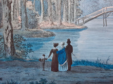 Afbeelding in Gallery-weergave laden, Den Haag Vijvers en tuin Haagse Bos - Gen. de Howen - circa 1825
