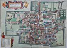 Load image in Gallery view, DEN HAAG Stadsplattegrond van &#39;s-Gravenhage - J Janssonius - 1657