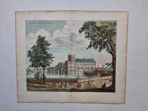 Den Haag Curia Hollandiae Exterior Buitenhof 's-Gravenhage - J Blaeu - 1649