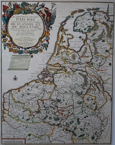 17 provinciën - N de Fer - 1710