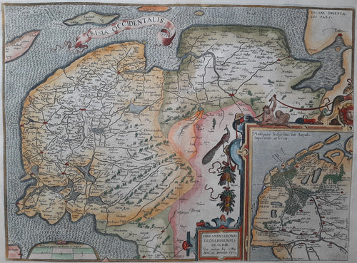 FRIESLAND - A Ortelius - 1579