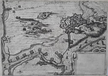 Load image in Gallery view, Bergen op Zoom en omgeving tijdens beleg 1622 - Abraham Verhoeven - 1622