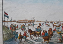 Afbeelding in Gallery-weergave laden, Den Haag Wintergezicht IJsvermaak te &#39;s Gravenhage - HF Scheurleer - 1757
