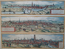 Afbeelding in Gallery-weergave laden, Den Bosch &#39;s Hertogenbosch België Leuven Mechelen - G Braun &amp; F Hogenberg - 1599