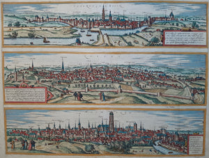 Den Bosch 's Hertogenbosch België Leuven Mechelen - G Braun & F Hogenberg - 1599