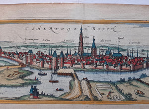 Den Bosch 's Hertogenbosch België Leuven Mechelen - G Braun & F Hogenberg - 1599