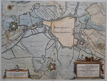Afbeelding in Gallery-weergave laden, Den Bosch Nouvelle Carte representant la Ville de Bolduc en plan, () &#39;s-Hertogenbosch - J Blaeu - 1649