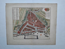 Load image in Gallery view, Rotterdam Stadsplattegrond - H de Leth - 1733