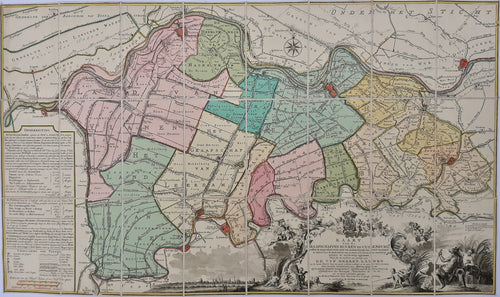 Gelderland Graafschappen Buren en Culemborg Utrecht Vijfheerenlanden - Jan Punt / Covens & Mortier - 1761