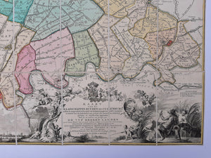 Gelderland Graafschappen Buren en Culemborg Utrecht Vijfheerenlanden - Jan Punt / Covens & Mortier - 1761