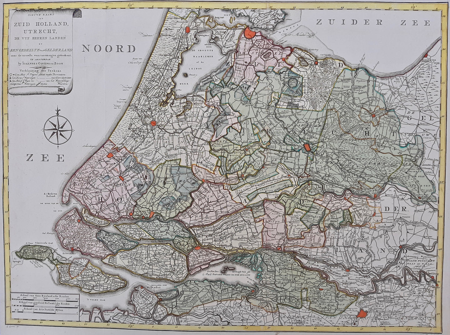 Zuid-Holland Utrecht - J Covens & Zn / C van Baarsel - 1790