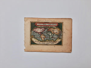 Wereld World - Abraham Ortelius Johann Baptist Vrients - 1601