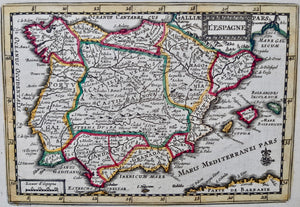Spanje Portugal Spain - Pieter van der Aa - circa 1714