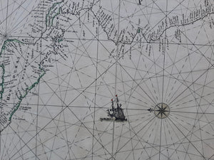 Amerika Central and South America sea chart - F de Wit - 1675