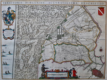 Afbeelding in Gallery-weergave laden, Bergen Noord-Holland Alkmaar Territorii Bergensis Accuratissima Descriptio - Joan Blaeu - 1662