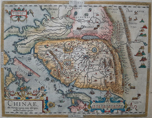 China - A Ortelius - 1595