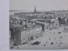 Afbeelding in Gallery-weergave laden, Amsterdam Panorama van de Dam gezien vanaf het paleis - F Buffa - circa 1850