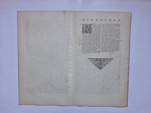 Roermond Stadsplattegrond in vogelvluchtperspectief - J Blaeu - 1649