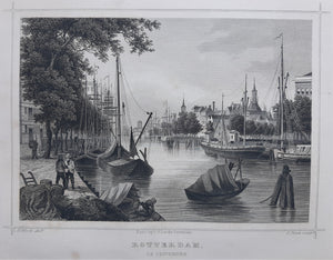 ROTTERDAM Leuvehaven - JL Terwen / GB van Goor - 1858