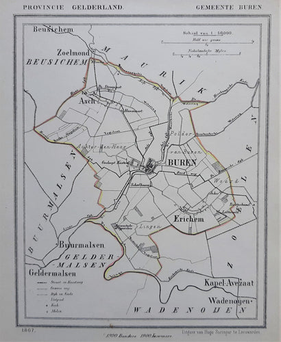 BUREN - J Kuijper / H Suringar - 1866