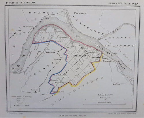 MILLINGEN - Kuijper / Suringar - ca. 1867