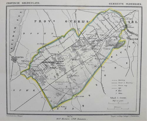 OLDEBROEK - Kuijper / Suringar - 1867