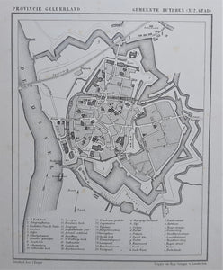 ZUTPHEN Stad - Kuijper/Suringar - ca. 1867