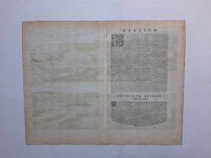 Spanje Barcelona Ecija Spain - G Braun & F Hogenberg - circa 1575