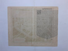 Afbeelding in Gallery-weergave laden, Nijmegen Stadsplattegrond in vogelvluchtperspectief - G Braun &amp; F Hogenberg - 1581