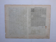 Afbeelding in Gallery-weergave laden, Groningen Stadsplattegrond in vogelvluchtperspectief - G Braun &amp; F Hogenberg - 1582