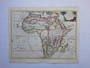 Afrika Africa - Giacomo Giovanni Rossi - 1677