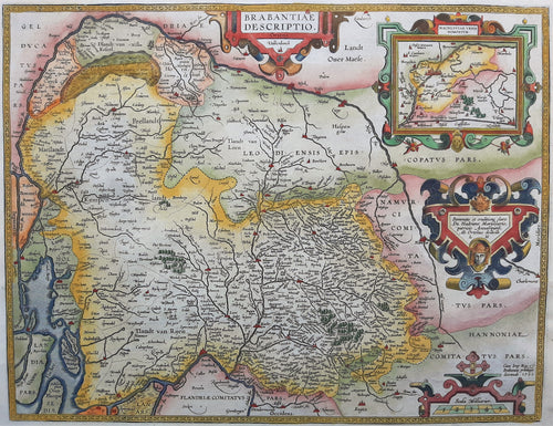 Brabant - A Ortelius - 1598