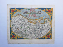 Load image in Gallery view, 17 provinciën Netherlands Map of the XVII Provinces - Abr Ortelius - 1592