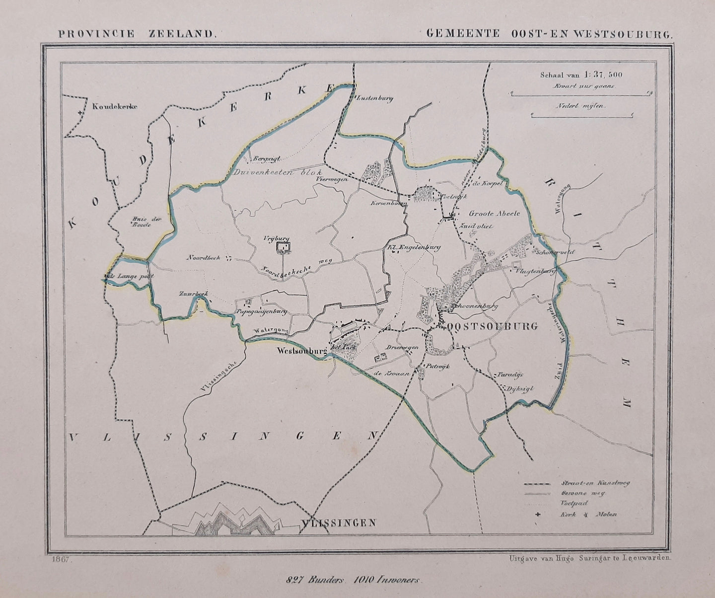 Oost- en West-Souburg - J Kuijper / H Suringar - 1867