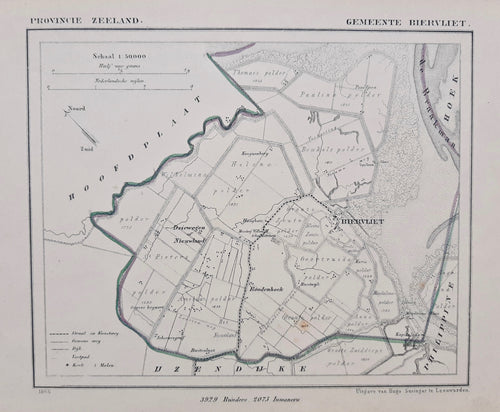 BIERVLIET - Kuijper/Suringar - 1867