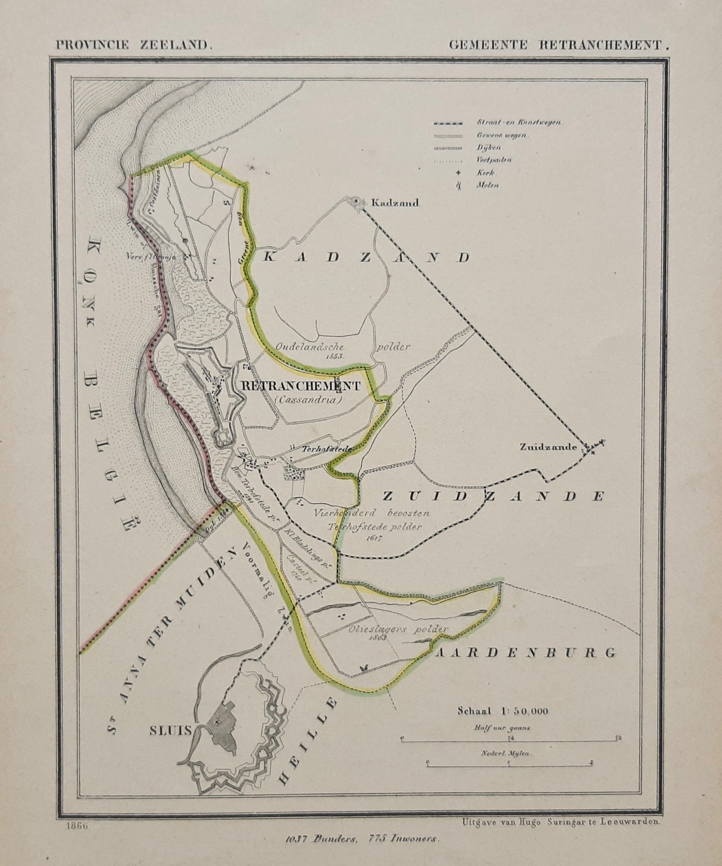 Retranchement - Kuijper/Suringar - 1867