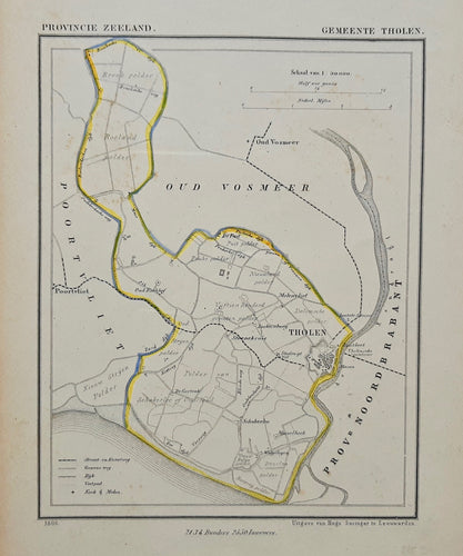 THOLEN - Kuijper / Suringar - 1866