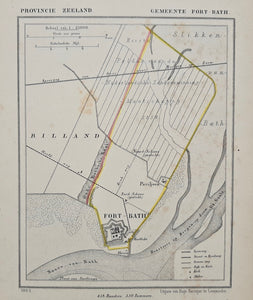 BATH (FORT-BATH) - Kuijper / Suringar - 1865