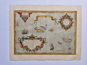 Portugal Azoren Africa Azores - A Ortelius - 1584