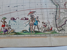 Load image in Gallery view, Amerika Noord- en Zuid-Amerika Americas North and South America Western Hemisphere - Nicolaas Visscher - 1658