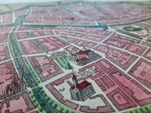 Afbeelding in Gallery-weergave laden, Leiden Stadsplattegrond en aanzicht - M Seutter - circa 1740