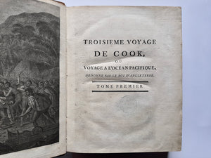 Reizen Travels James Cook - reisverslag derde reis Cook in vier delen - Jean-Nicolas Démeunier - 1785