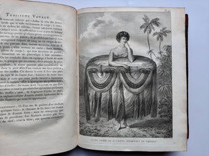 Reizen Travels James Cook - reisverslag derde reis Cook in vier delen - Jean-Nicolas Démeunier - 1785