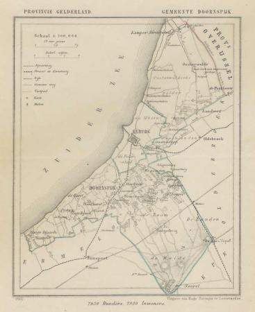 DOORNSPIJK - Kuijper / Suringar - 1867