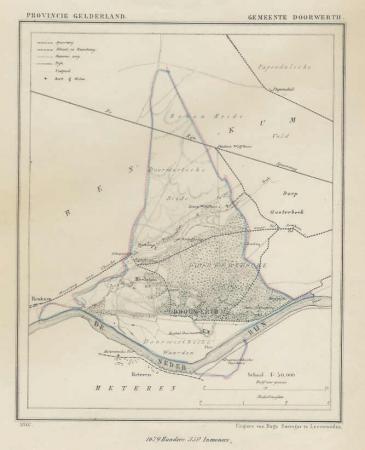 DOORWERTH - Kuijper / Suringar - 1867