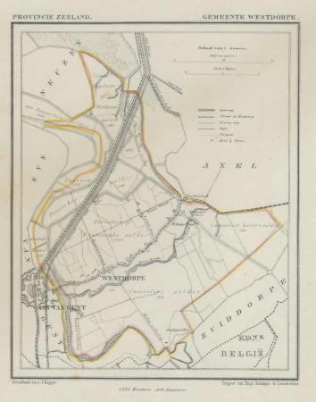 WESTDORPE - Kuijper/Suringar - ca. 1867