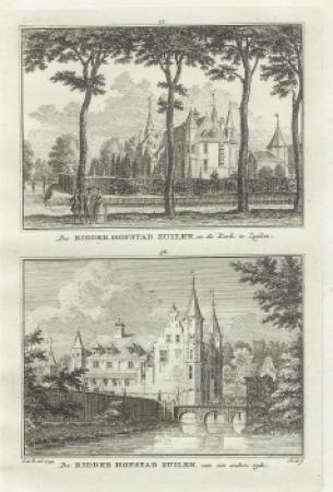ZUILEN Ridderhofstad en kerk - H Spilman - ca. 1750
