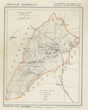 HALL (Gemeente Brummen) - Kuijper / Suringar - ca. 1867