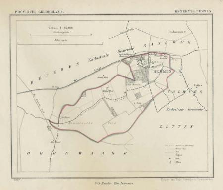 HEMMEN - Kuijper / Suringar - 1867